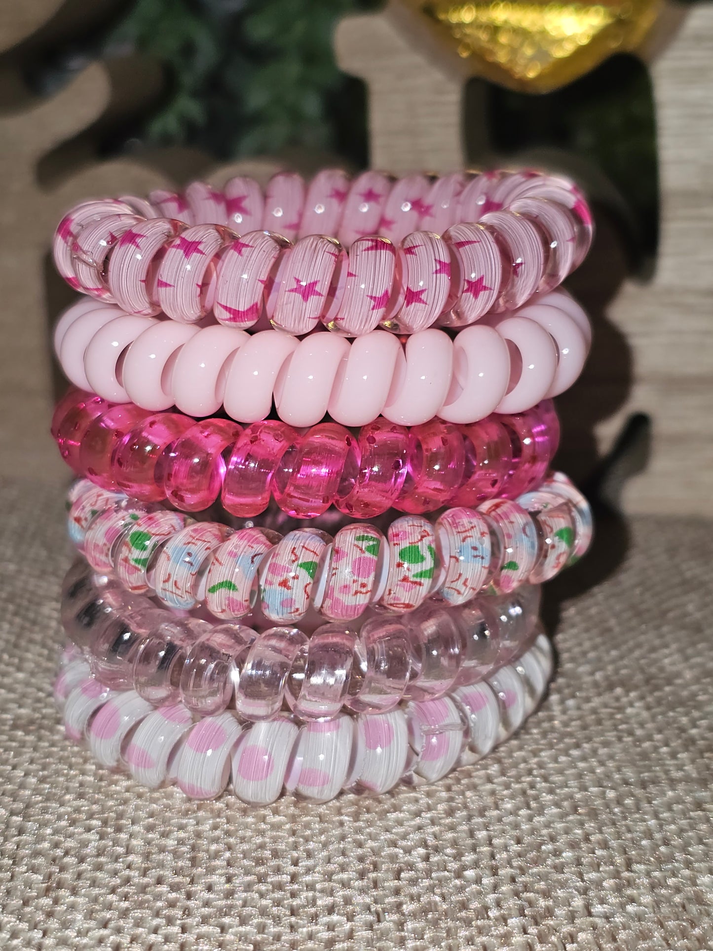 Telephone Cord Hair Ties