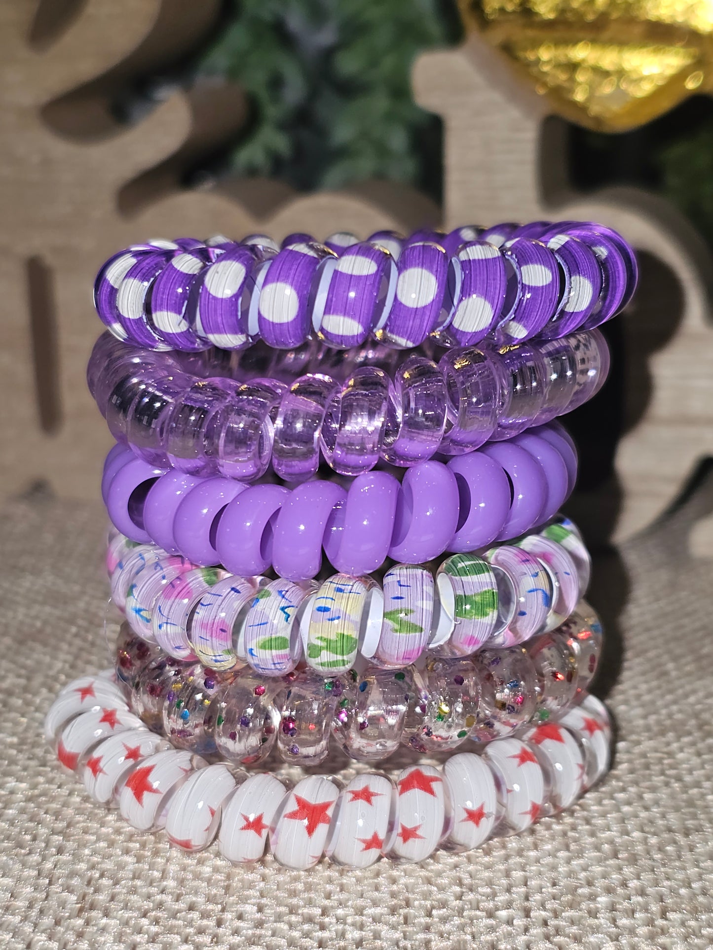 Telephone Cord Hair Ties