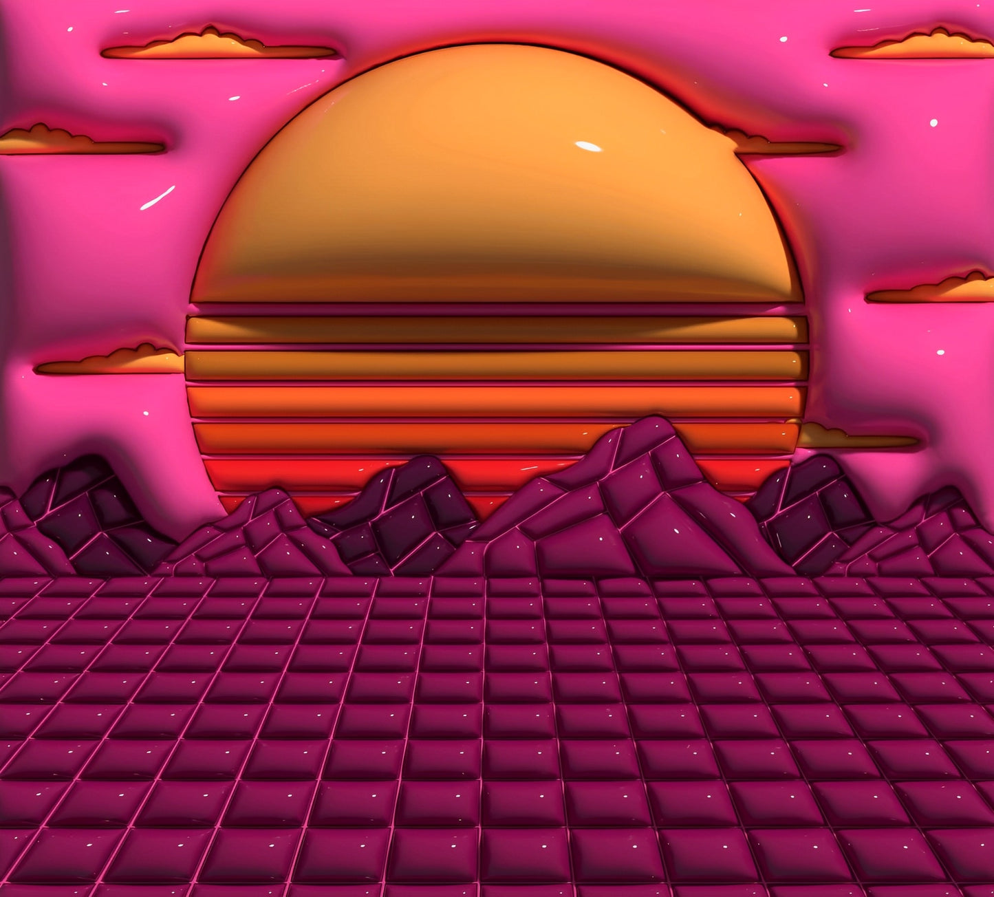 3D - Sunset
