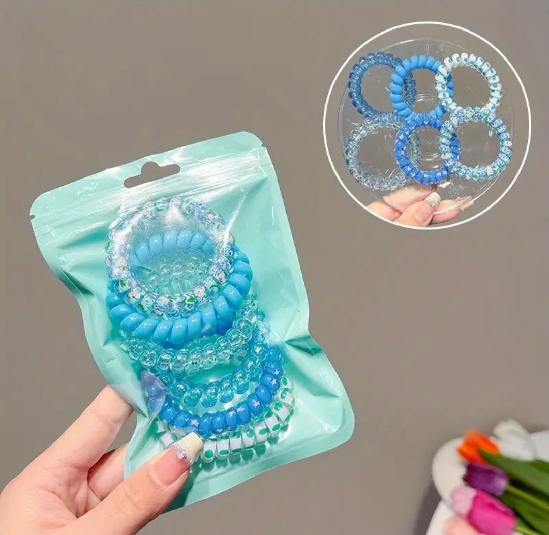 Telephone Cord Hair Ties