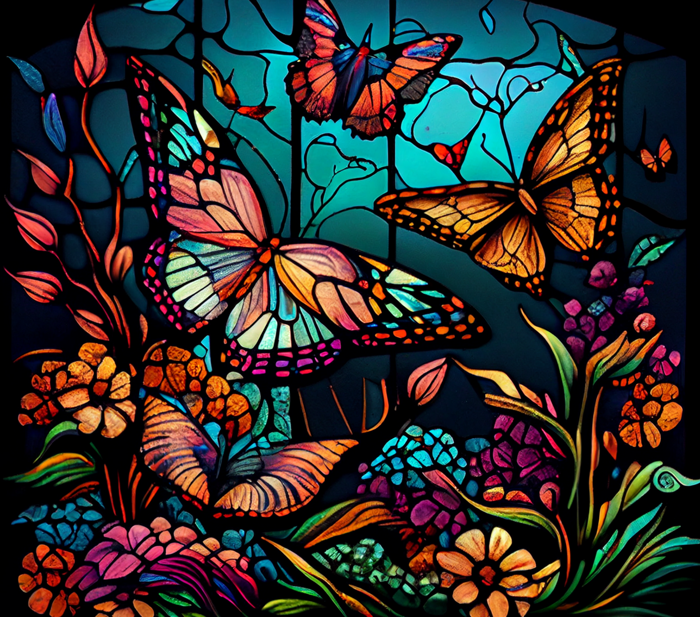 Mosaic - Butterfly Garden