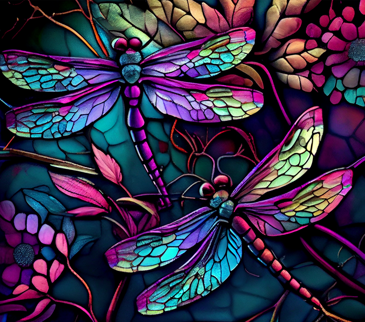 Mosaic - Good Luck Dragonflies
