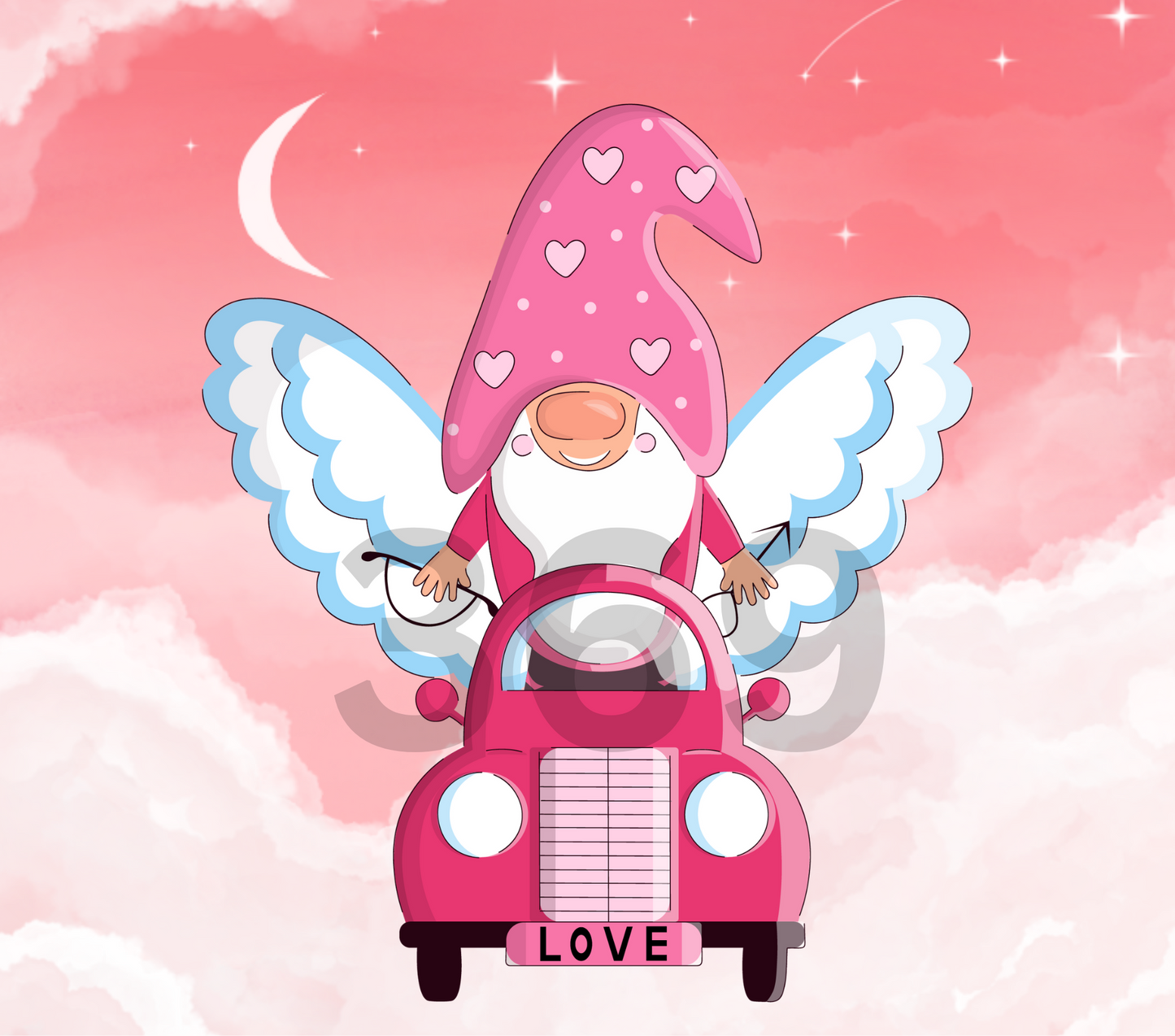 Valentine on His Way