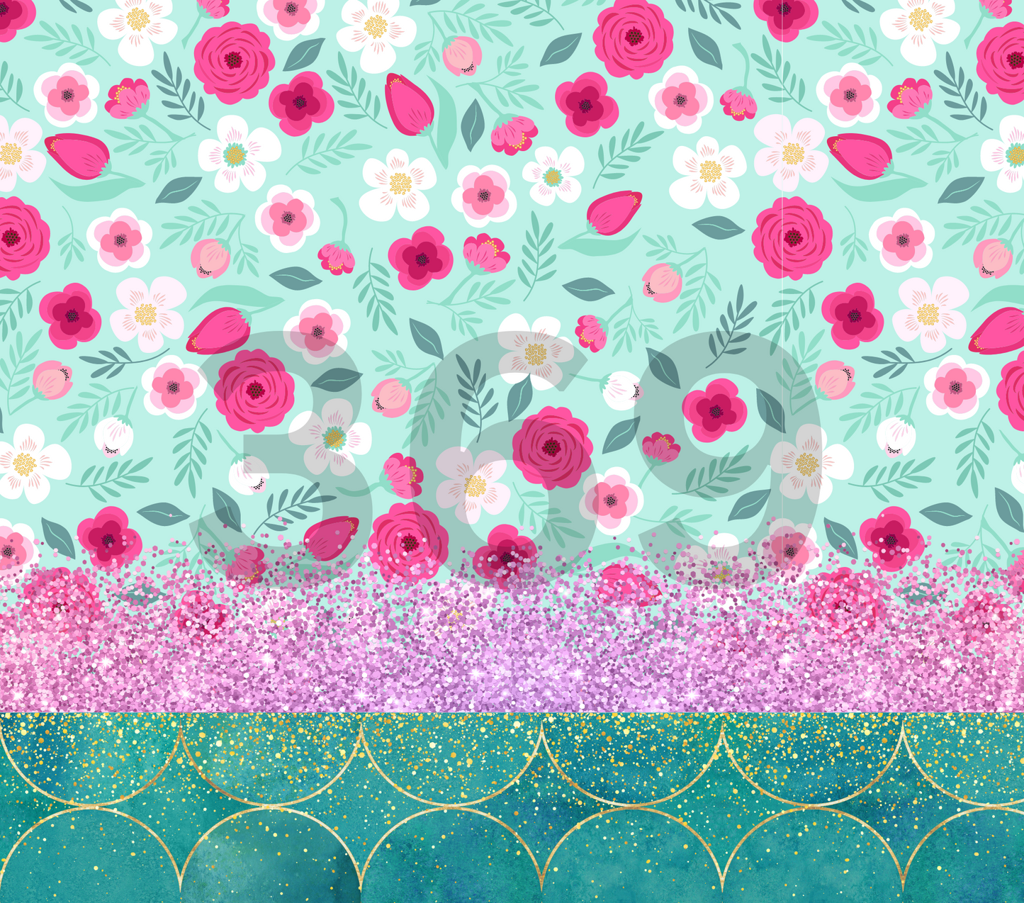 Teal in Pink