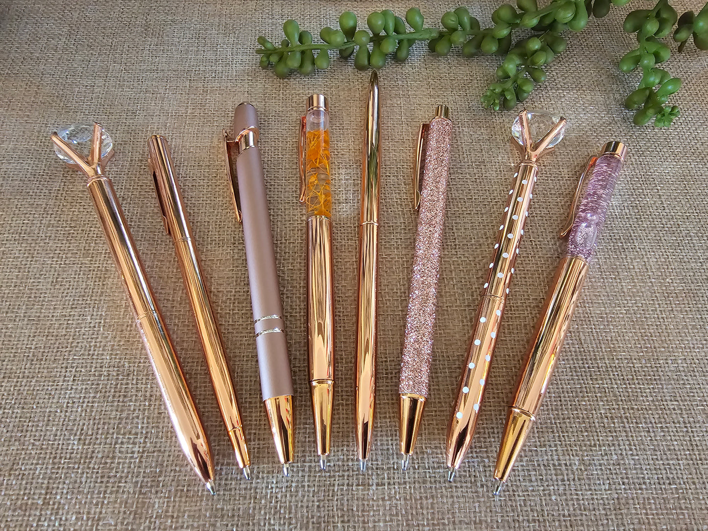 Bling Bling Pen Set - Rose Gold