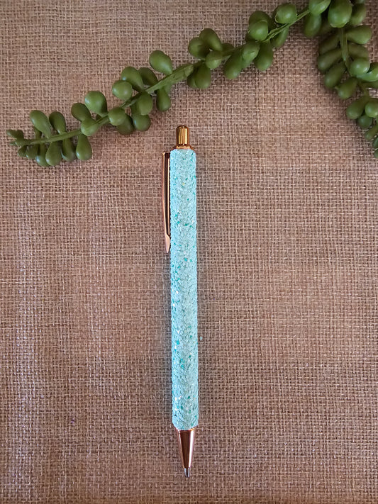 Fancy Glitter Pen - Teal