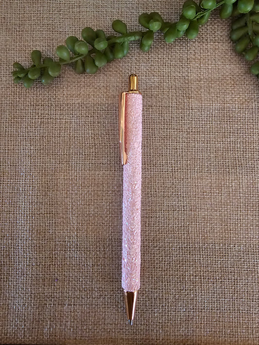 Fancy Glitter Pen - Light Pink