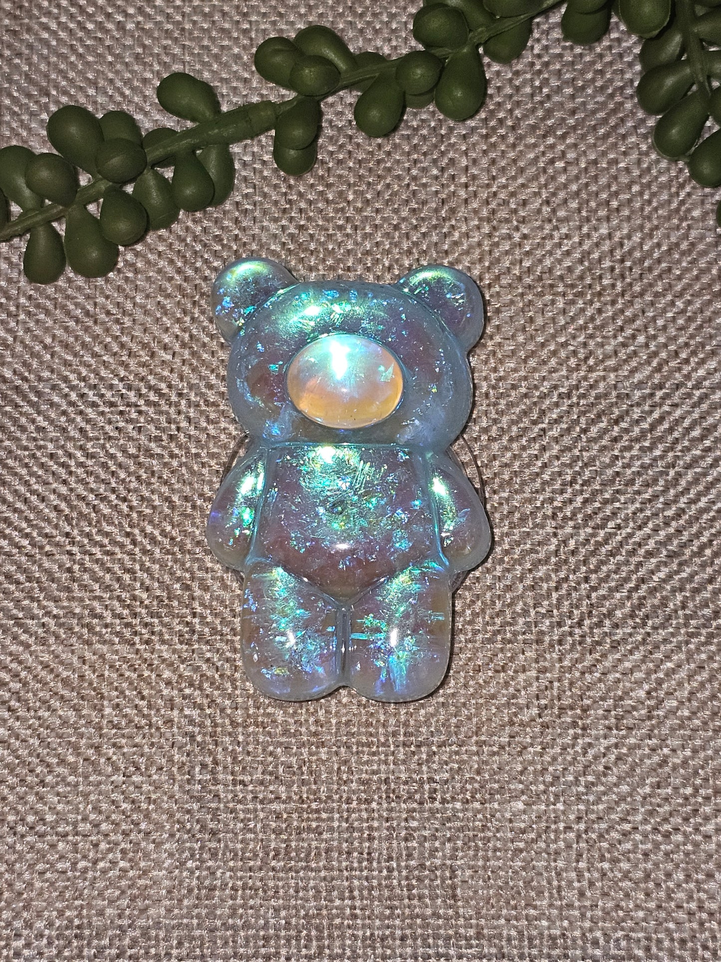 3D Glitter Bear Popsocket