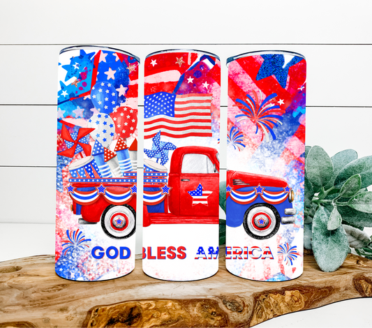 Truck Load of Celebration - God Bless America