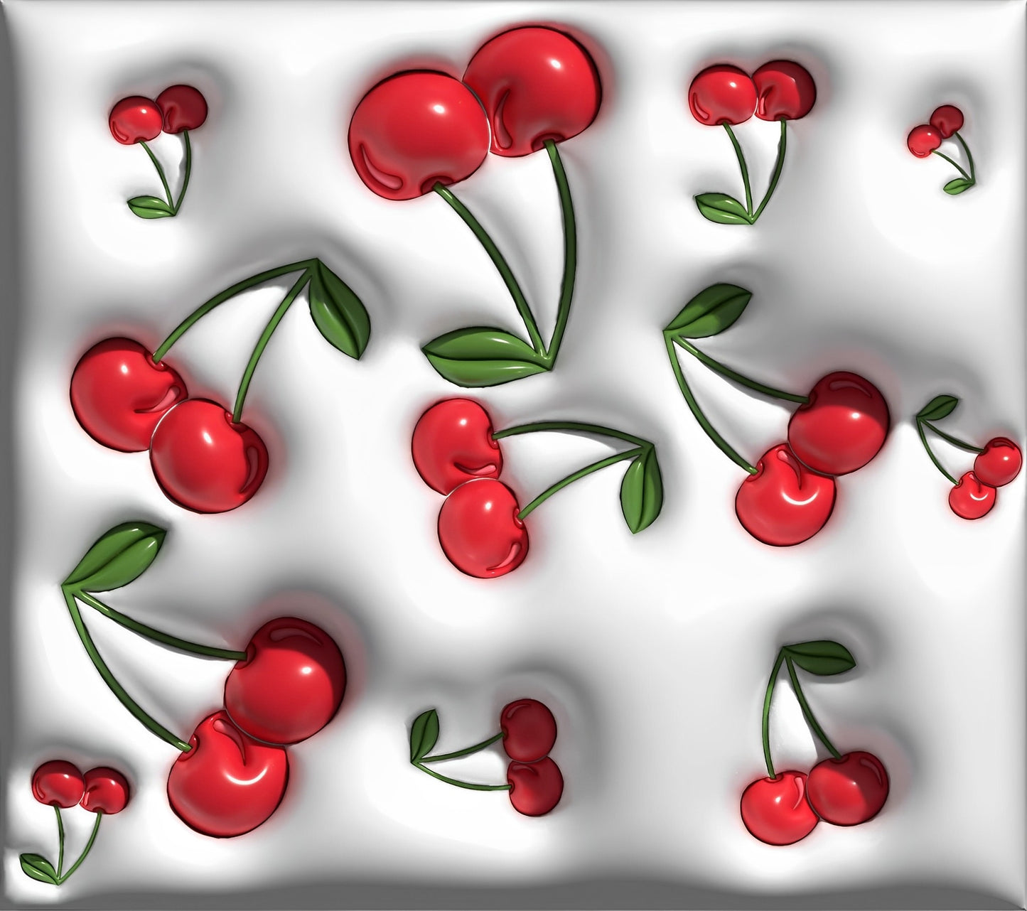 3D - Cherry in White Goo