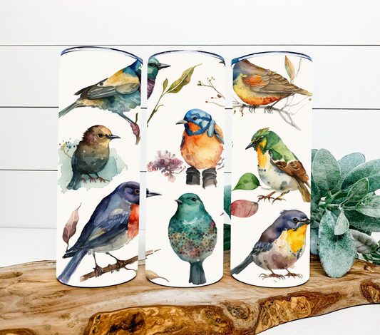 Birds in Watercolor