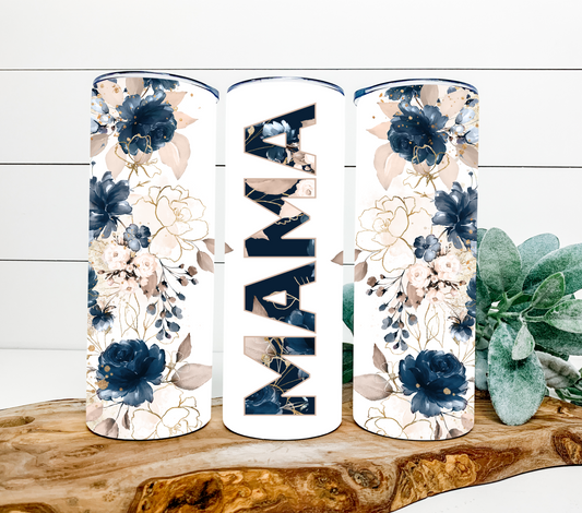 Mama - Blush & Blue