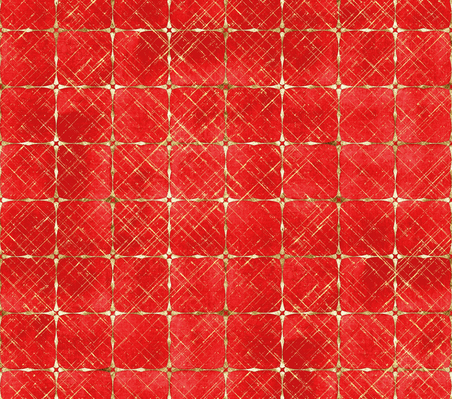 Pattern - Red & Gold