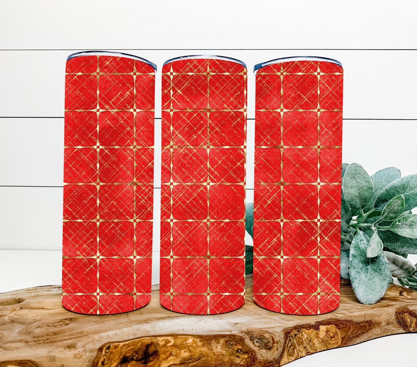 Pattern - Red & Gold