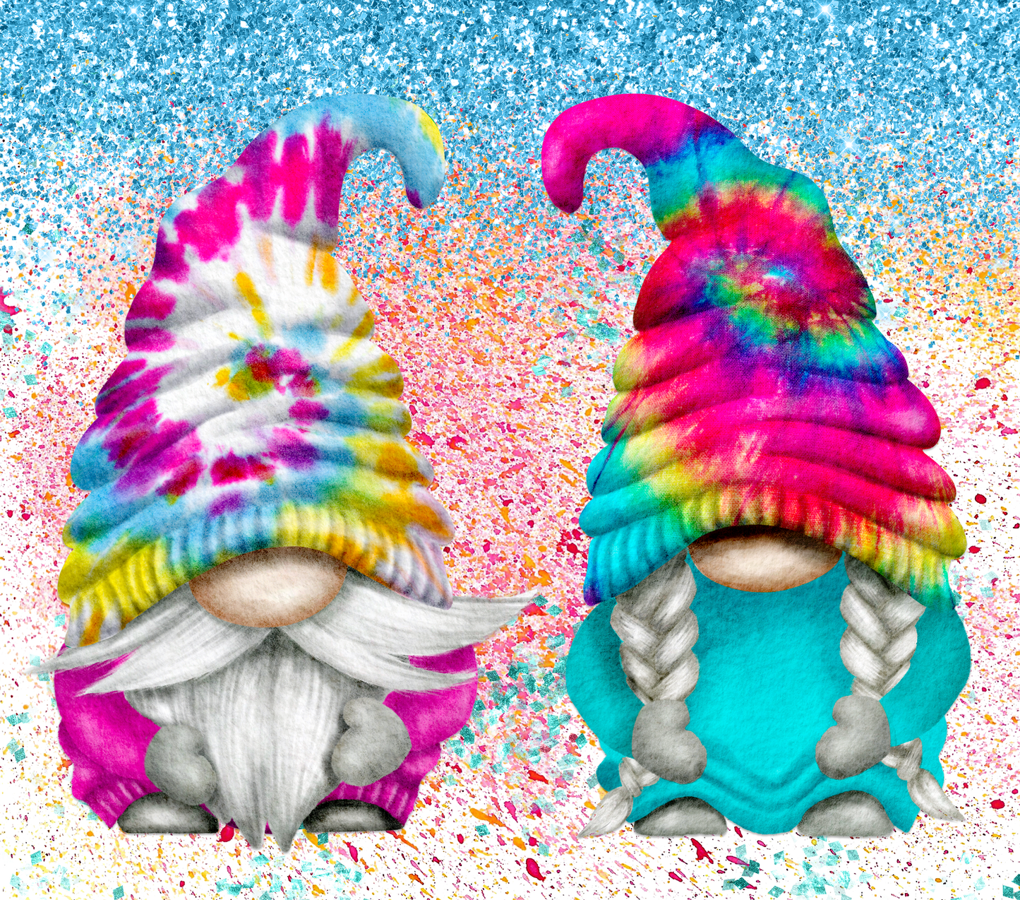 Tie Dye Gnomes