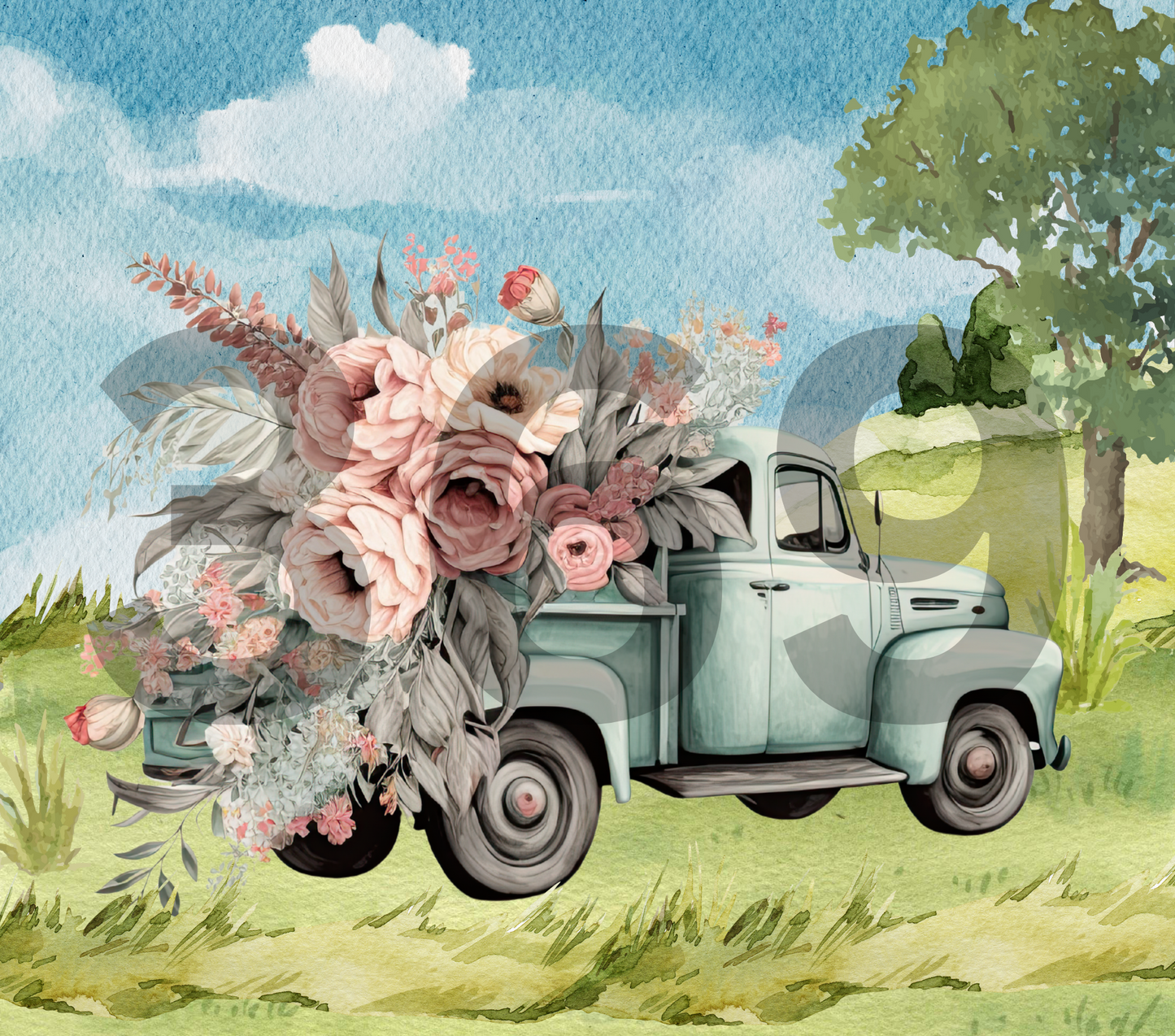 Truck Load of Flowers