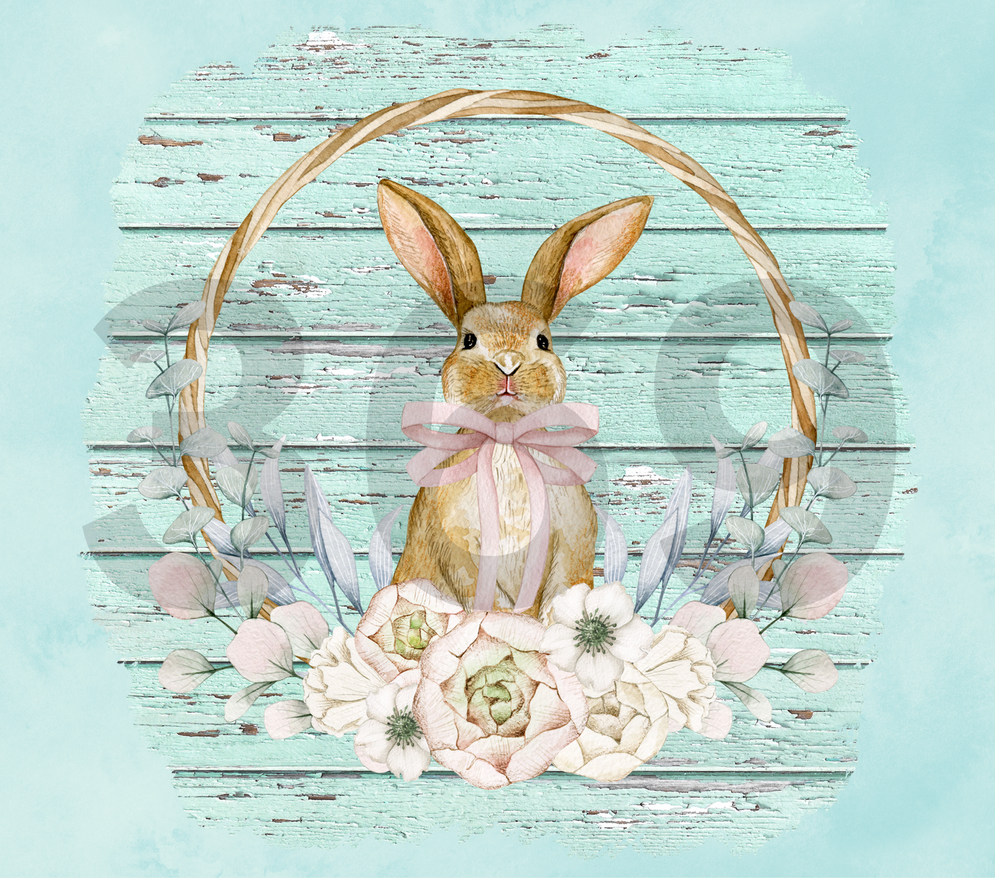 Rustic Bunny Blue