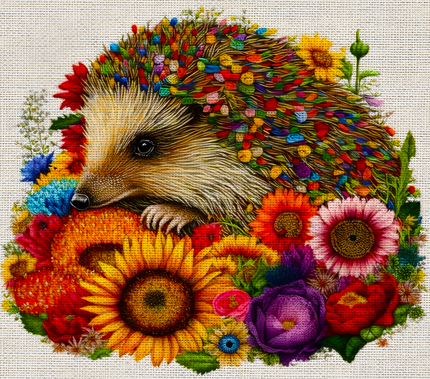 Hedgehog on Canvas